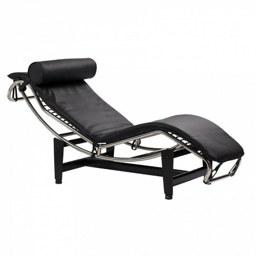 шезлонг chaise longue lc4 черный в Кирове