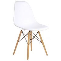 стул деревянный pc-015 белый (eames style) в Кирове