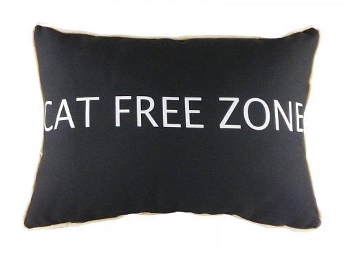 подушка с надписью cat free zone в Кирове