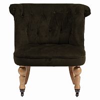 кресло amelie french country chair серо-коричневое в Кирове