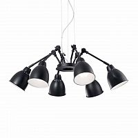 подвесная люстра ideal lux newton sp6 nero в Кирове