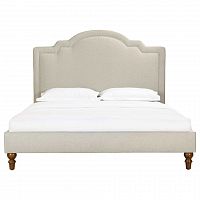 кровать двуспальная 160х200 бежевая cassis upholstered в Кирове