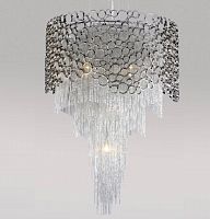 подвесной светильник crystal lux hauberk sp-pl8 d60 матовый никель в Кирове