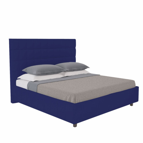 кровать двуспальная 180х200 синяя shining modern в Кирове