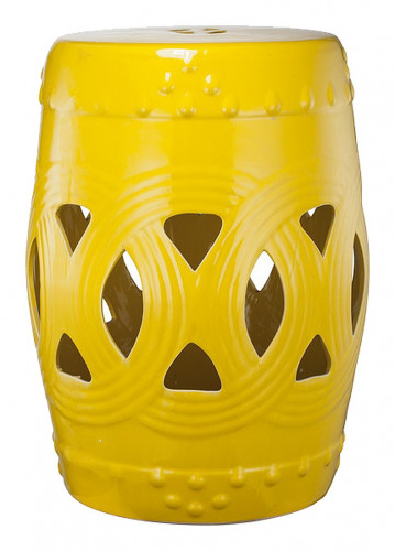 керамический столик-табурет fence stool yellow в Кирове