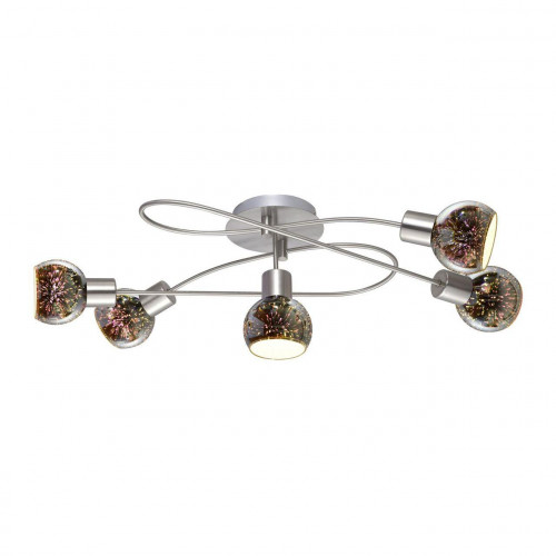 потолочная люстра arte lamp illusione a6125pl-5ss в Кирове