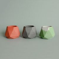 подсвечник из бетона под мрамор eco линту, 6 см в Кирове
