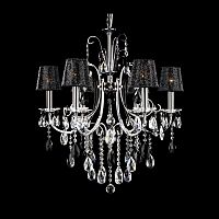 люстра md92721-6a от illuminati прозрачная/черная/ хром в Кирове