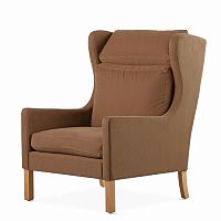 кресло wingback коричневый в Кирове