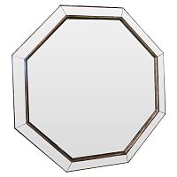 зеркало серебряное венецианское восьмиугольное большое octagon в Кирове