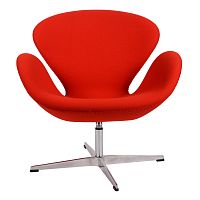 кресло arne jacobsen красное в Кирове