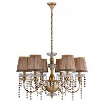 подвесная люстра crystal lux alegria sp6 gold-brown в Кирове