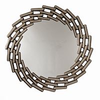 зеркало большое круглое в витой раме silver leaf в Кирове