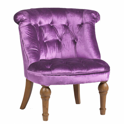 кресло sophie tufted slipper chair лиловое в Кирове