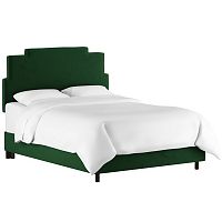 кровать двуспальная 180х200 зеленая paxton emerald velvet в Кирове