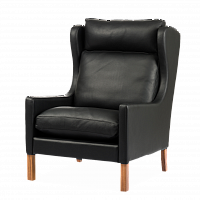 кресло wingback чёрный в Кирове