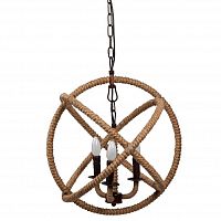 люстра foucault's orb rustic iron бежевая, коричневая в Кирове