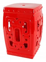 керамический столик-табурет oriental stool red в Кирове