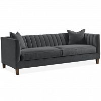 диван penelope sofa прямой серый в Кирове