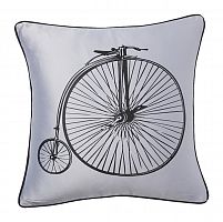 подушка с ретро-велосипедом retro bicycle grey в Кирове