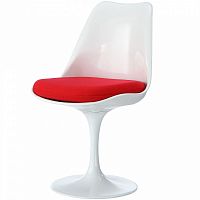 стул eero saarinen style tulip chair красная подушка в Кирове