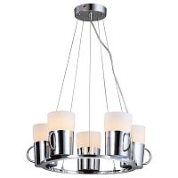 подвесная люстра arte lamp brooklyn a9484sp-5cc хром в Кирове