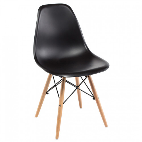 стул деревянный eames pc-015 black в Кирове