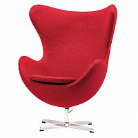 кресло egg chair красное в Кирове