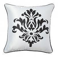 подушка с геральдическими лилиями fleur de lys ii white в Кирове