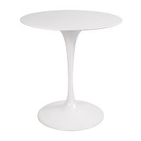 стол eero saarinen style tulip table top mdf d70 глянцевый белый в Кирове