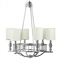 люстра easton light chandelier хром, бежевая в Кирове
