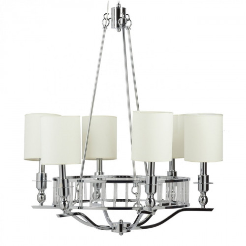 люстра easton light chandelier хром, бежевая в Кирове