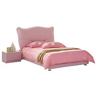 кровать pink leather kitty 90х200 в Кирове