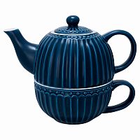 чайник с чашкой alice dark blue в Кирове