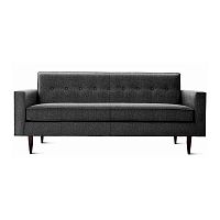 диван bantam sofa большой прямой темно-серый в Кирове