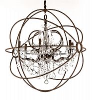 люстра foucault's orb crystal d75 антик (темная) коричневая в Кирове