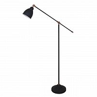 торшер arte lamp braccio a2054pn-1bk в Кирове