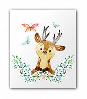 постер оленёнок и бабочки а4 в Кирове