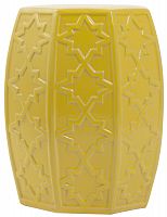 керамический столик-табурет garden stool желтый в Кирове