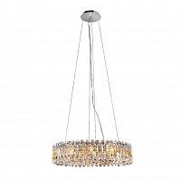 подвесная люстра crystal lux lirica sp10 d610 chrome в Кирове