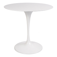 стол eero saarinen style tulip table top mdf d80 глянцевый белый в Кирове