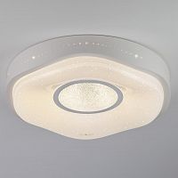 потолочный светодиодный светильник eurosvet shine 40011/1 led белый в Кирове