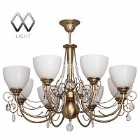 подвесная люстра mw-light фелиция 347016608 белая в Кирове