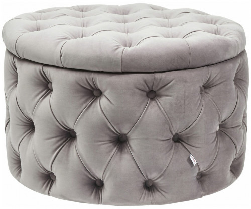 kare design пуф desire, коллекция "желание" 73*46*73, бархат, полиуретан, сосна, серый в Кирове
