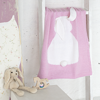 плед розовый зайка большой в Кирове