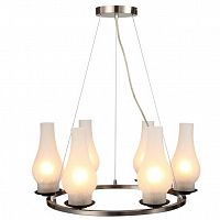 подвесная люстра arte lamp lombardy a6801sp-6br белая в Кирове