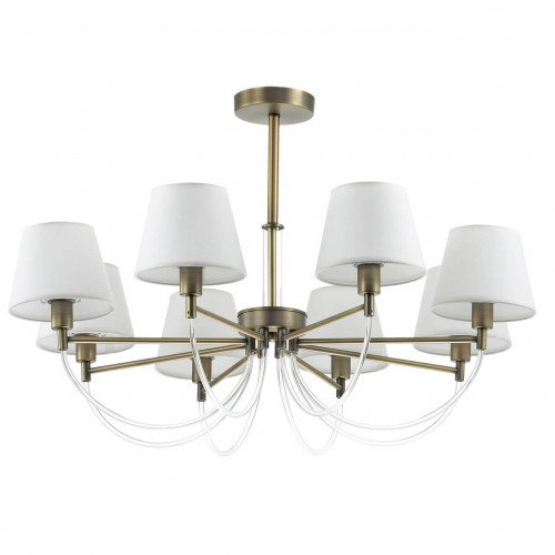 подвесная люстра lumion dakota 3702/8c белая в Кирове