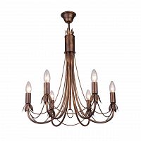 подвесная люстра toplight lucinda tl7350d-06br в Кирове