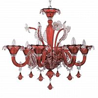 подвесная люстра ideal lux ca vendramin sp6 rosso в Кирове