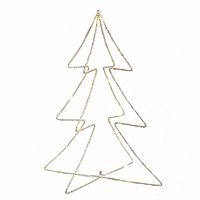 декор новогодний для дома настольный с led елка ярусами, 40 см в Кирове